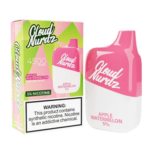 Cloud Nurdz 4500 Puffs Disposable 12ml Apple Watermelon 1200x 321e2dd0 8224 4fe0 86ef 5a4c0b50a475