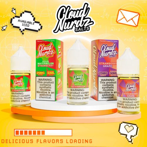 Cloud Nurdz Nicotine Salt Elqiuids 56236