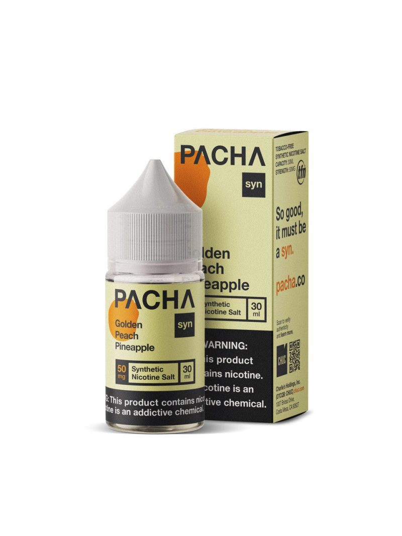 PACHA SYN 30ML 50MGBottleBox GoldenPeachPineapple 64709