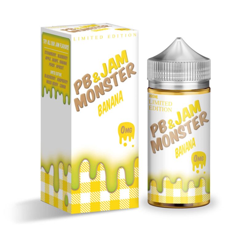 PB Jam Monster Banana 100ml E Juice 0mg 56130