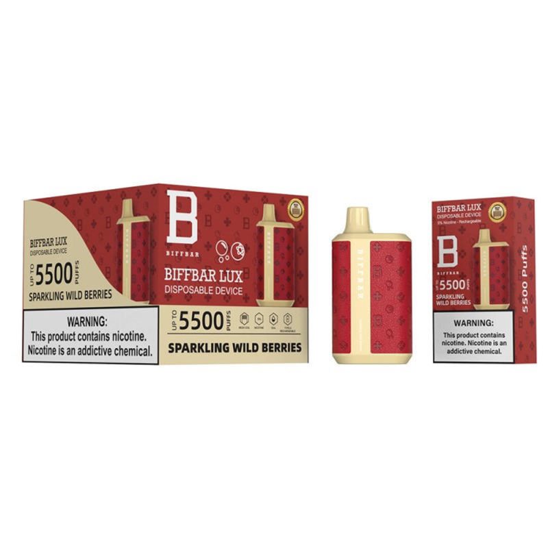 biff bar lux 5500 puffs leather edition 27175