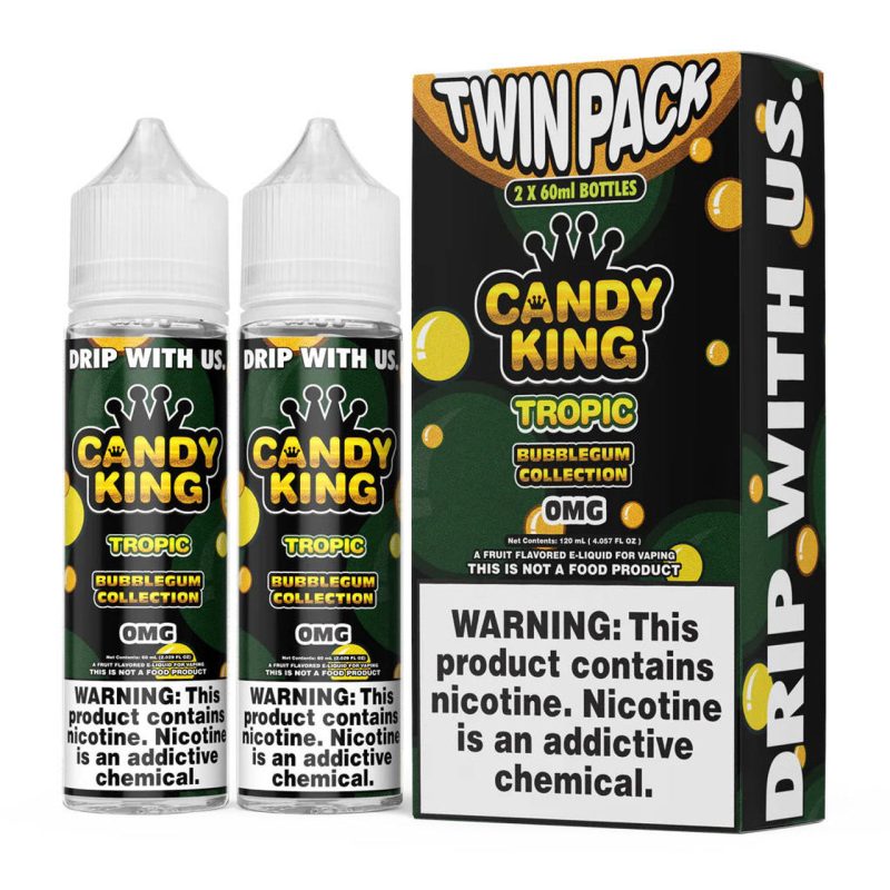 candy king bubblegum e liquid 60ml twin pack 04274