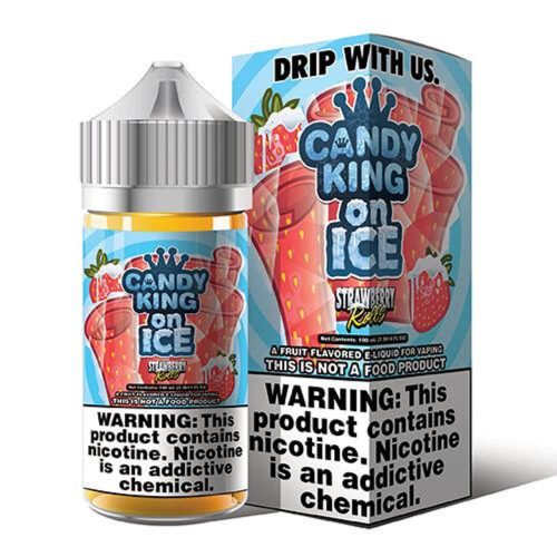 candy king on ice strawberry rolls 100ml 92751