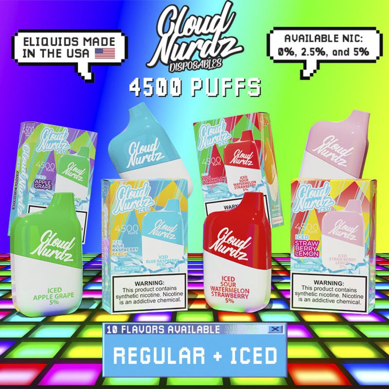 cloud nurdz disposables midwest wholesale vape 8222022 21847