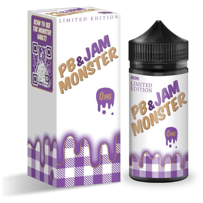 monster vape labs pb and jam monster premium e liquid 100ml 67407