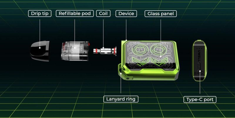 uwell caliburn gk2 kit 31640